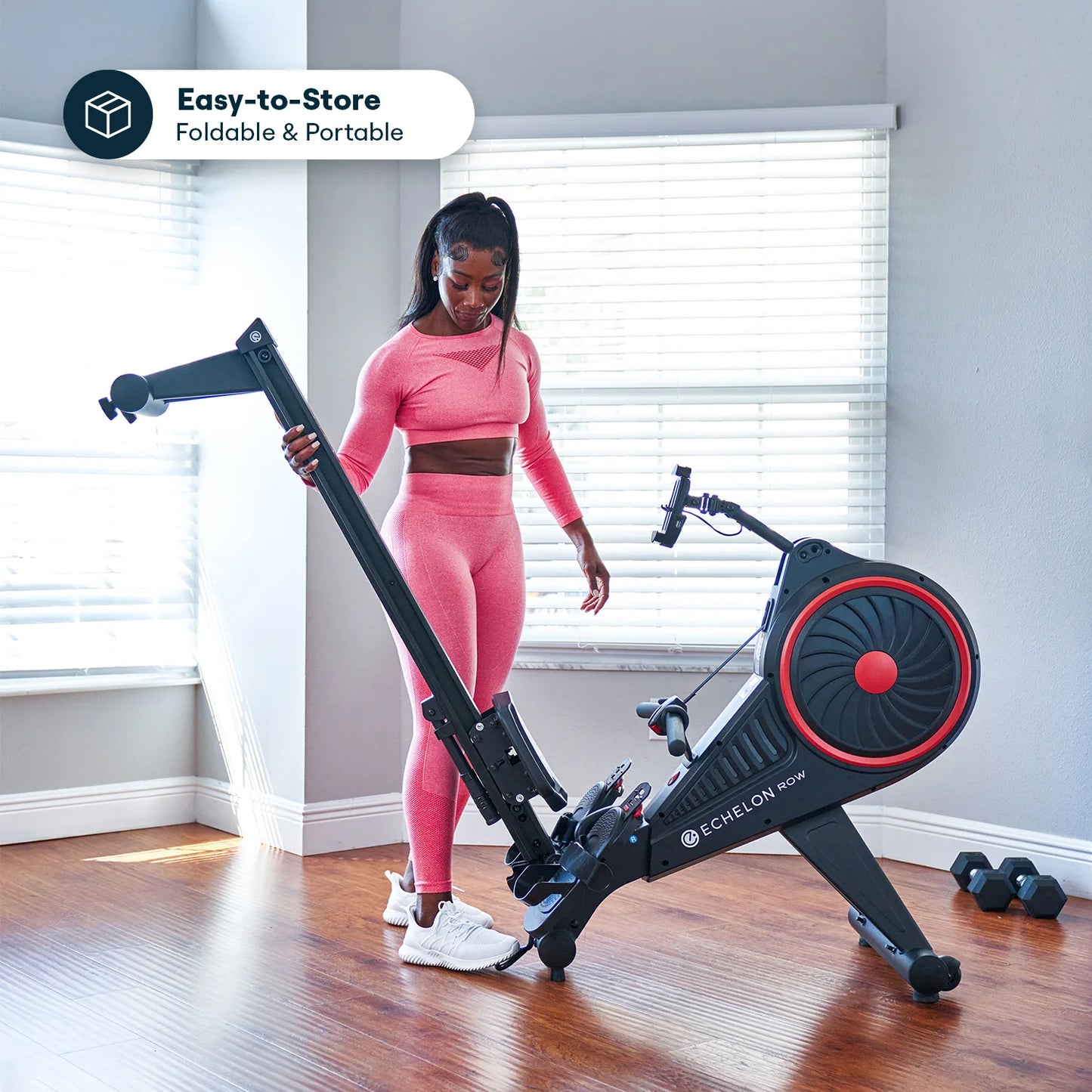 Rowing Machine with Magnetic Resistance + 30-Day Free  Membership