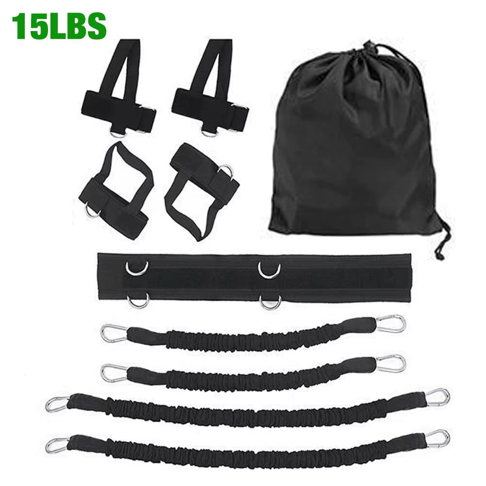 Boxing Training Resistance Band Set Fitness Resistance Bands Waist Leg Bouncing Training for Arm Exercises Boxing Muay Training