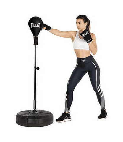 Adjustable Rounded Foam Freestanding Reflex Punching Bag, 5'3"
